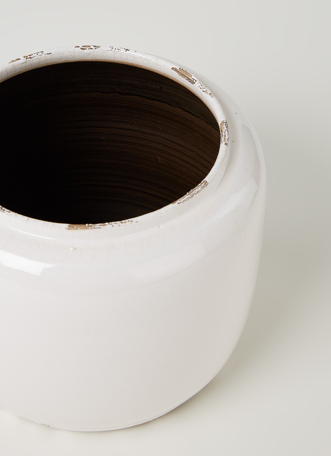 Serax Costa sierpot van keramiek voor binnen Ø18 cm  - detail 3 wit