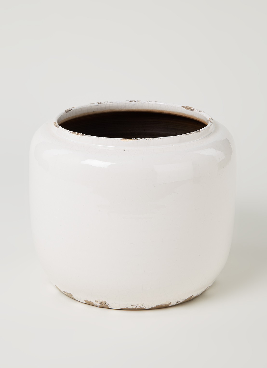 Serax Costa sierpot van keramiek voor binnen Ø18 cm  - voorkant 2 wit