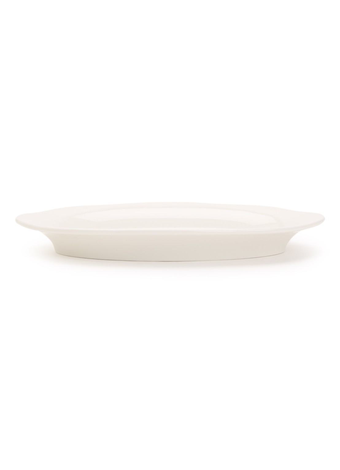 Serax Deep Oval S gebaksbordje 18,5 cm - voorkant wit