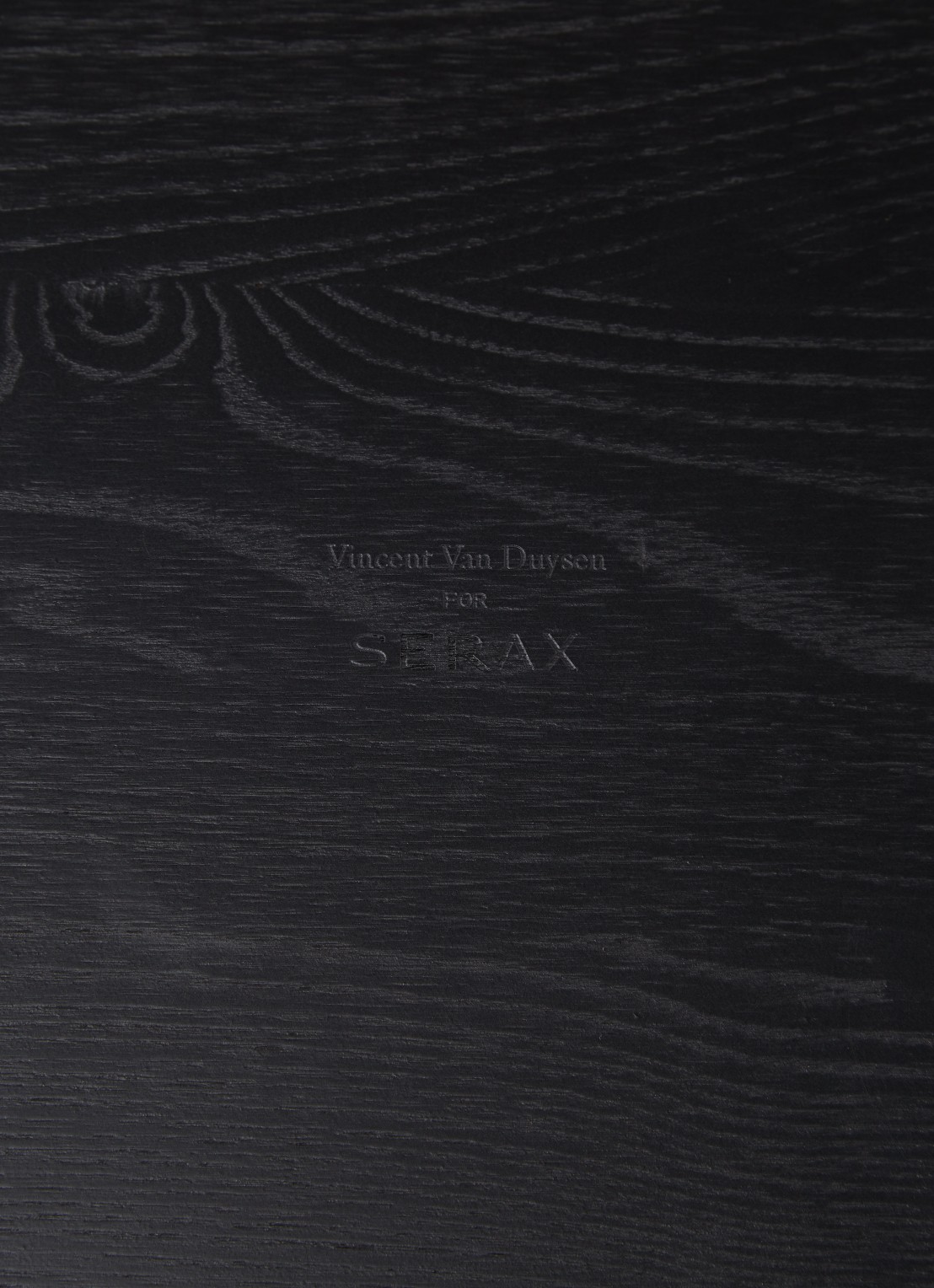 Serax Dienblad van essenhout 35 cm - detail 3 zwart