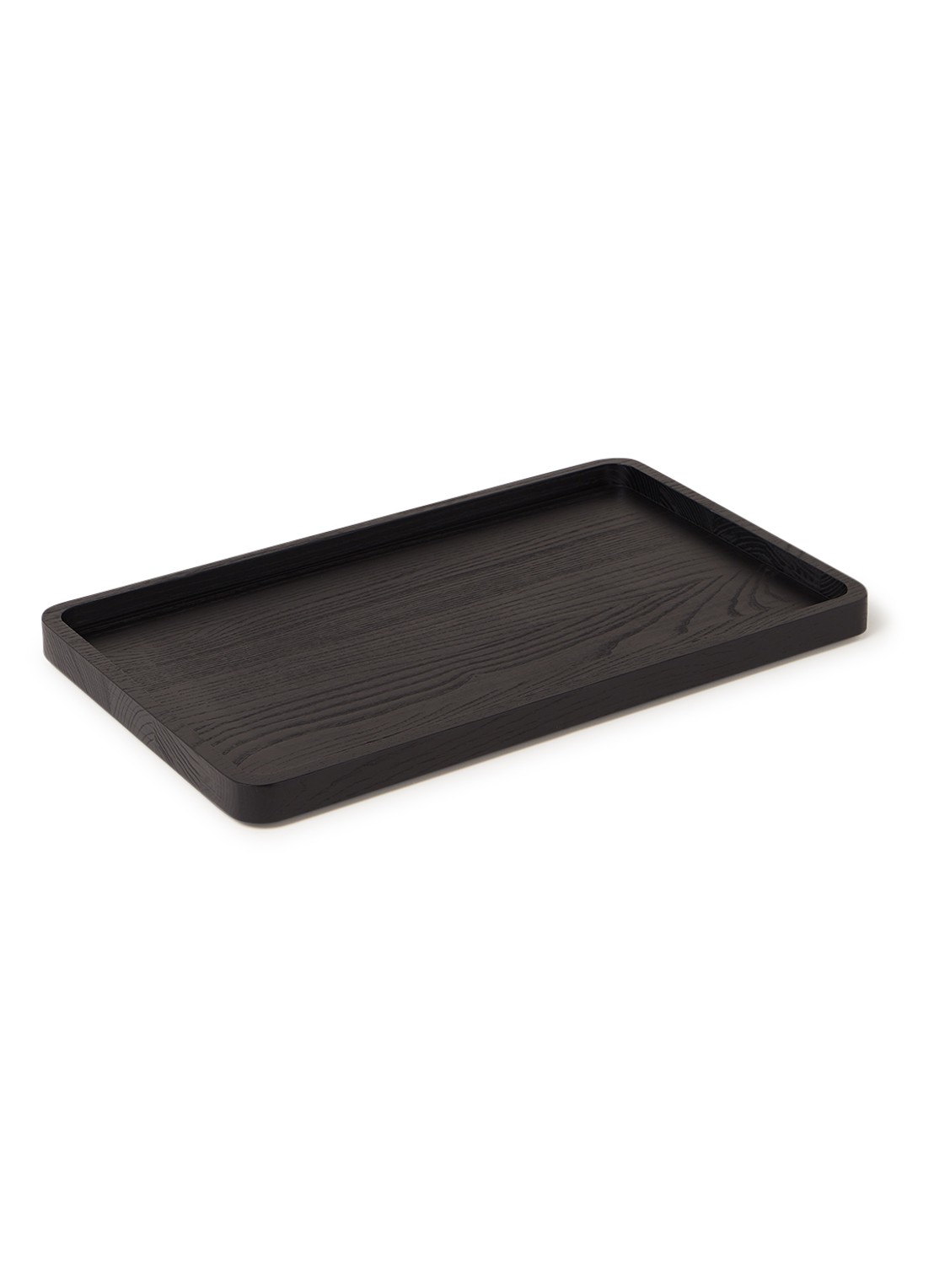 Serax Dienblad van essenhout 45 x 27 cm - voorkant zwart