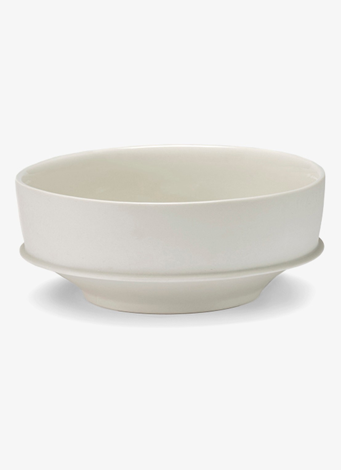 Serax Dune kom 19 cm - voorkant gebroken wit