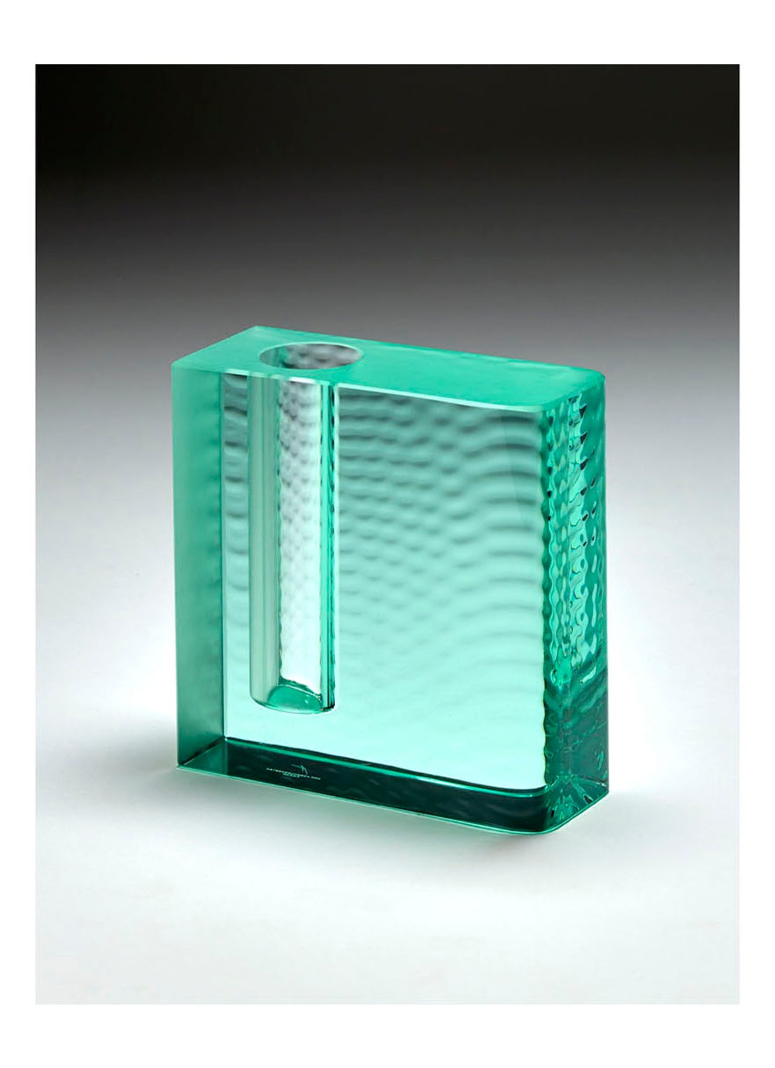 Serax Edu 1 by Ann Demeulemeester vaas 13,1 cm - detail 4 turquoise