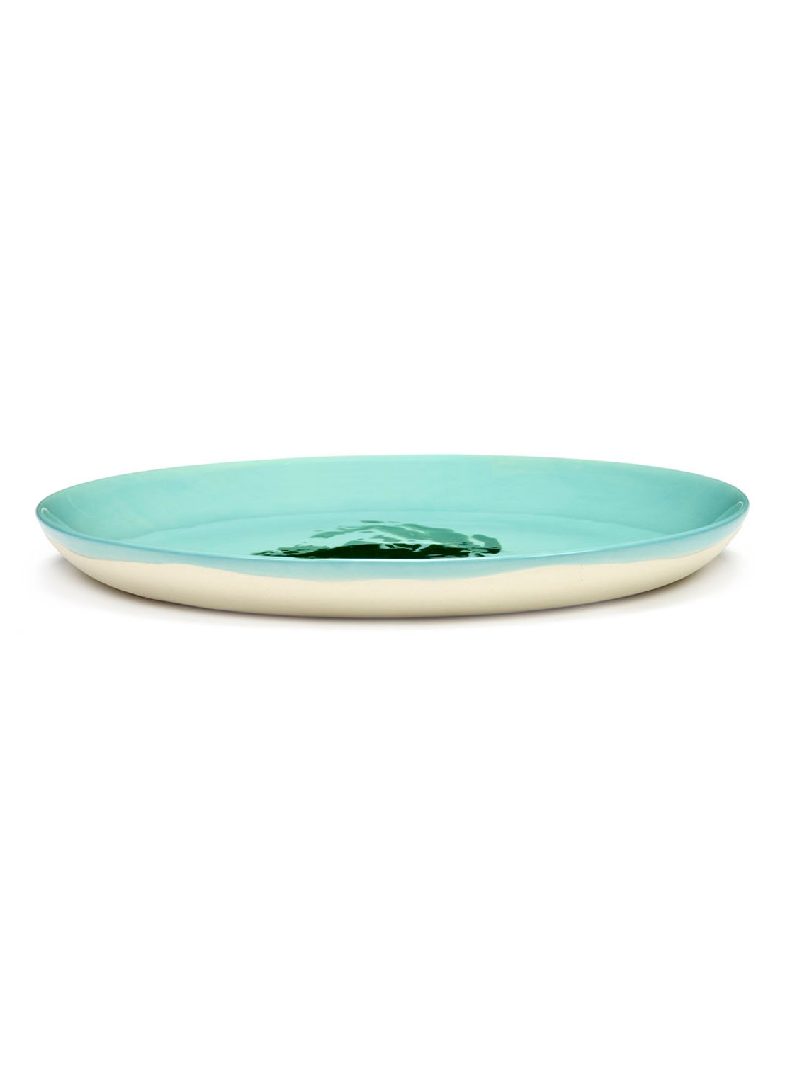 Serax FEAST Azure Artisjok M dinerbord 22,5 cm - detail turquoise
