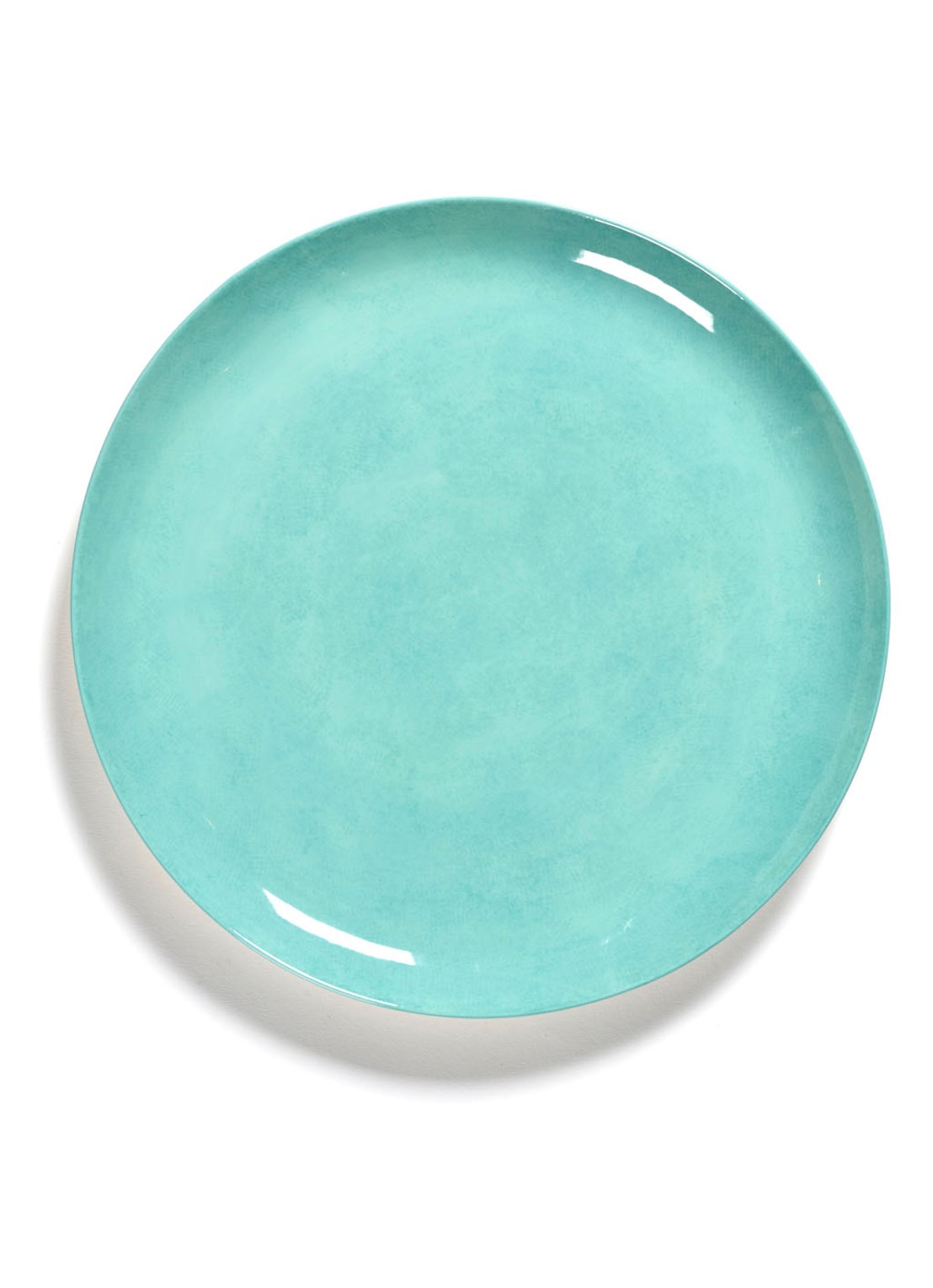 Serax FEAST Azure L dinerbord 26,5 cm - voorkant turquoise