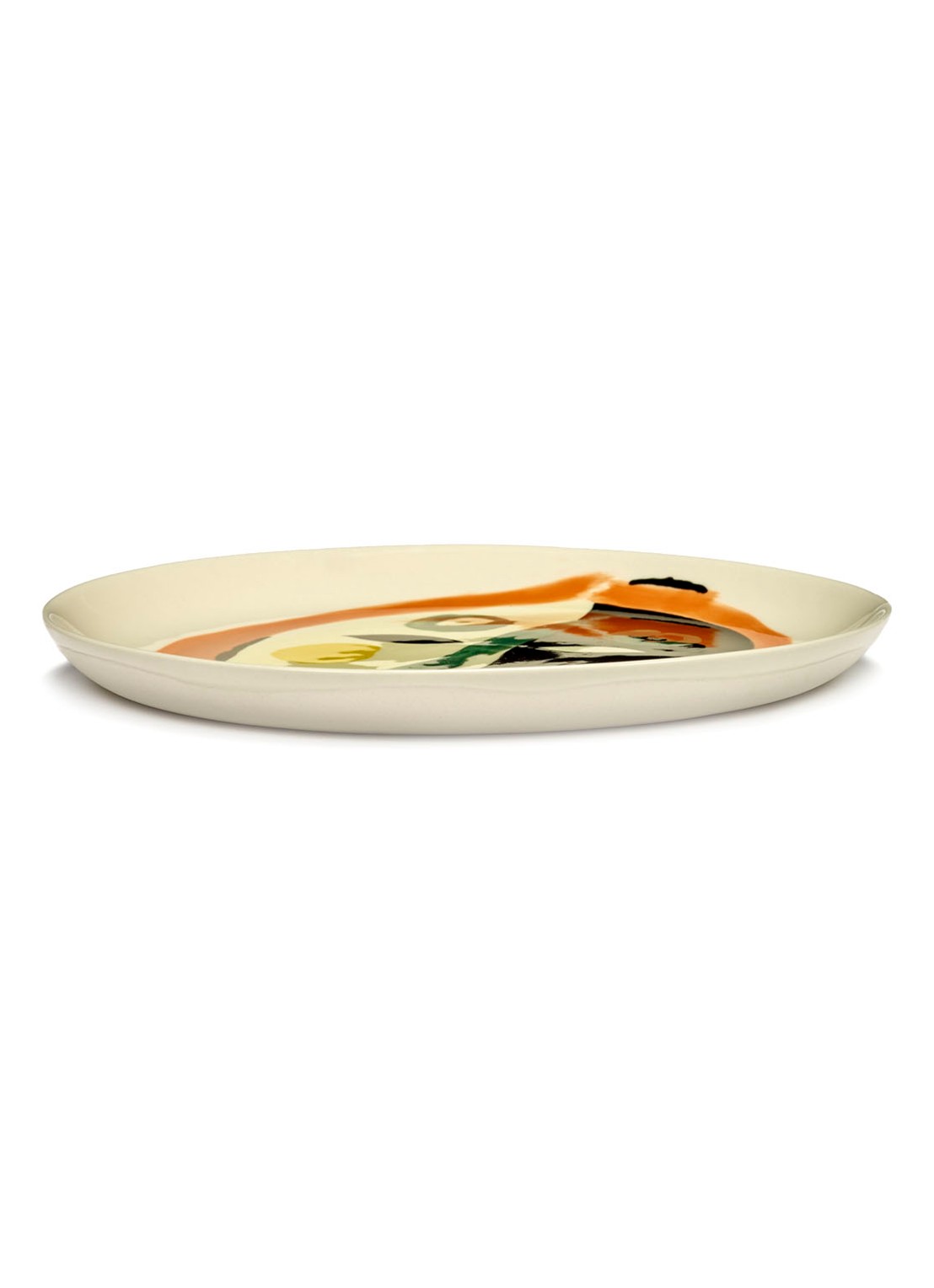 Serax FEAST Face 1 M dinerbord 22,5 cm - detail 3 gebroken wit