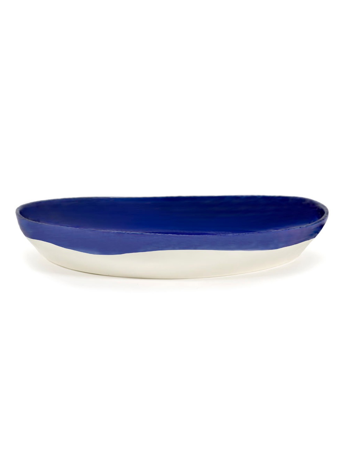 Serax FEAST Lapis Lazuli Swirl-Dots L serveerschaal 35 cm - detail 3 donkerblauw