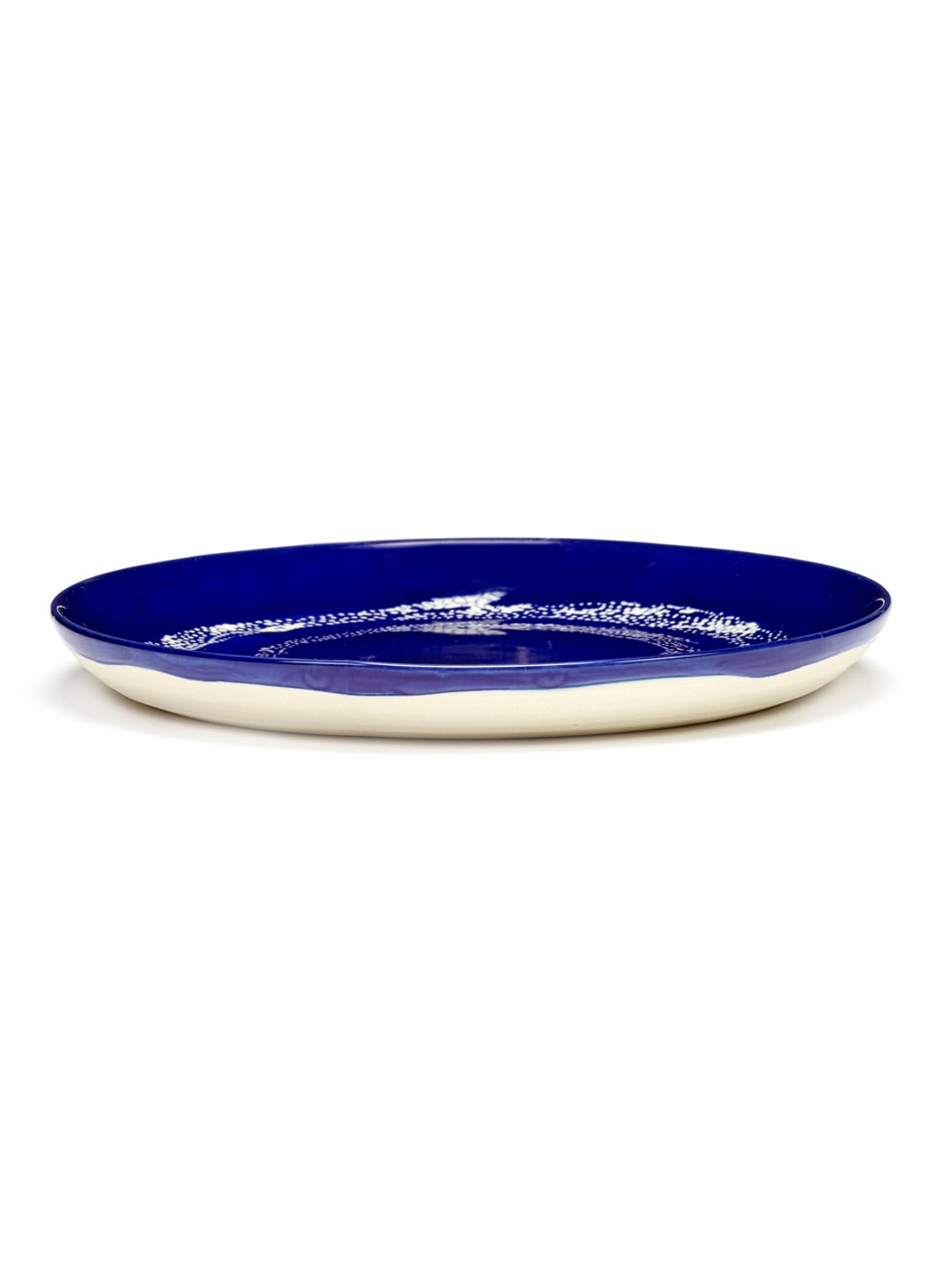 Serax FEAST Lapis Lazuli Swirl-Dots S ontbijtbord 19 cm - detail 3 donkerblauw