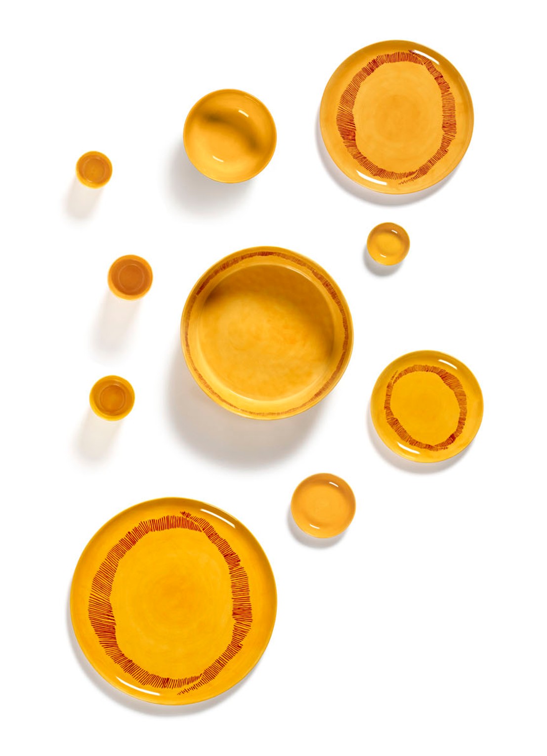 Serax FEAST Sunny Yellow theekop 33 cl - detail 4 geel