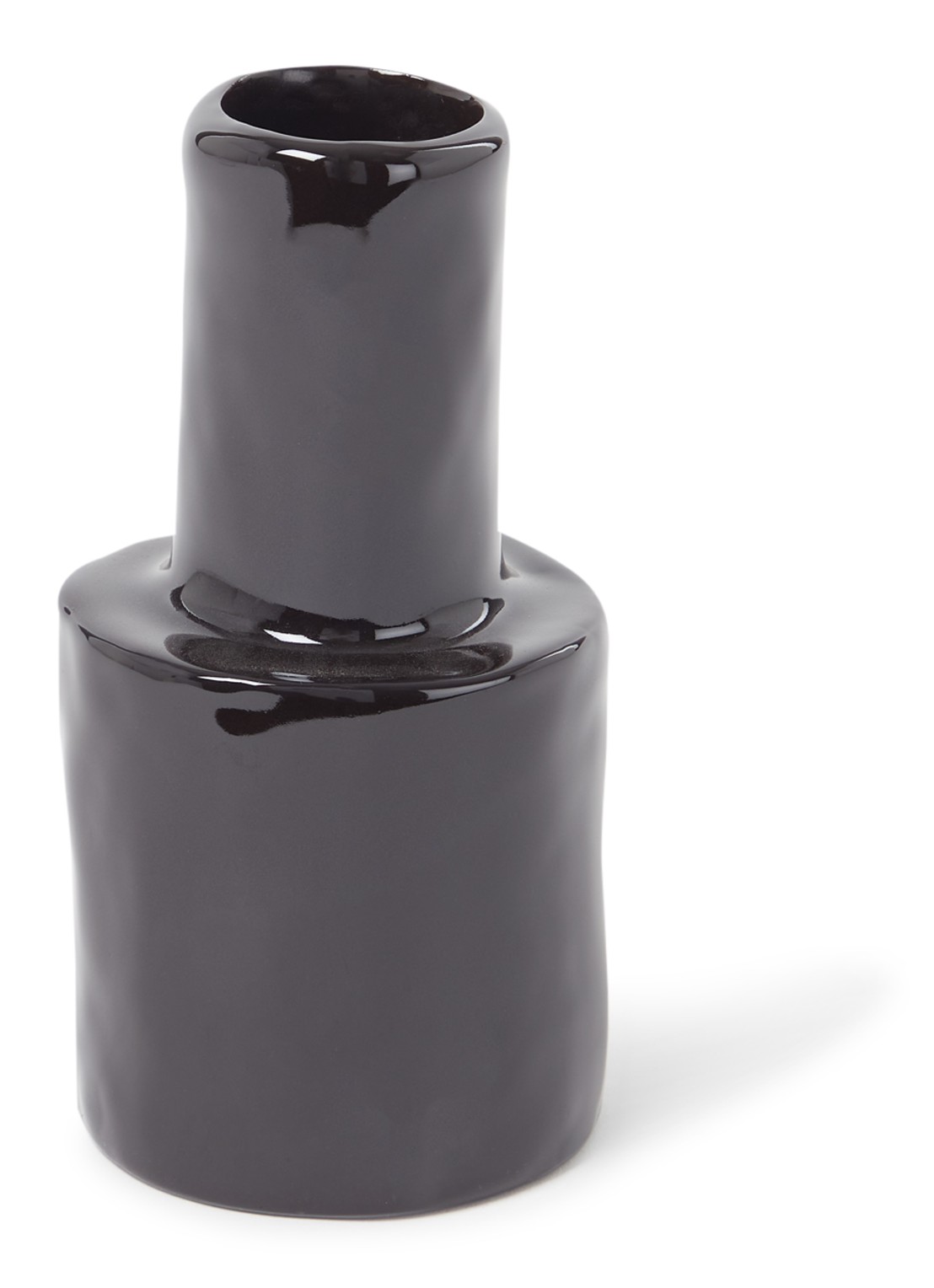 Serax Héléna vaas 14 cm - voorkant zwart