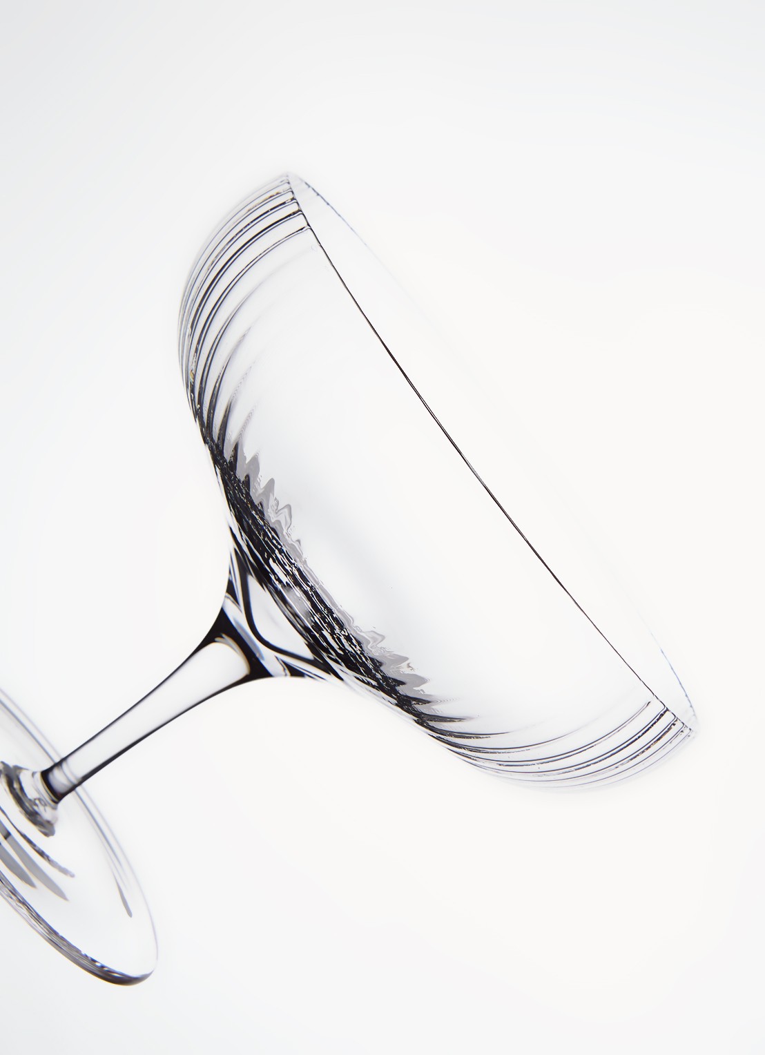 Serax Inku champagnecoupe 15 cl - voorkant 2 transparant