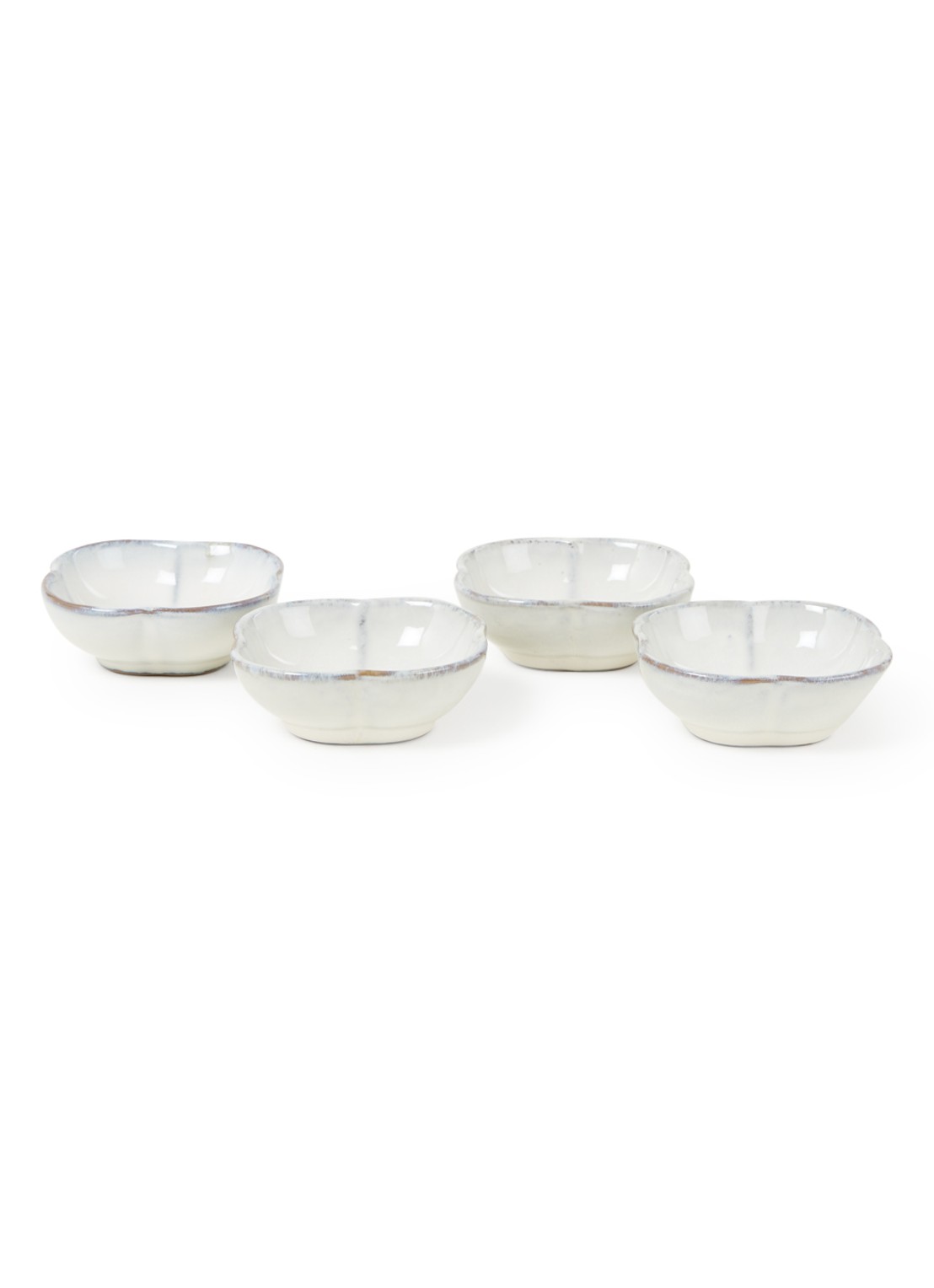 Serax Inku dipschaal S 9 cm set van 4 - voorkant wit