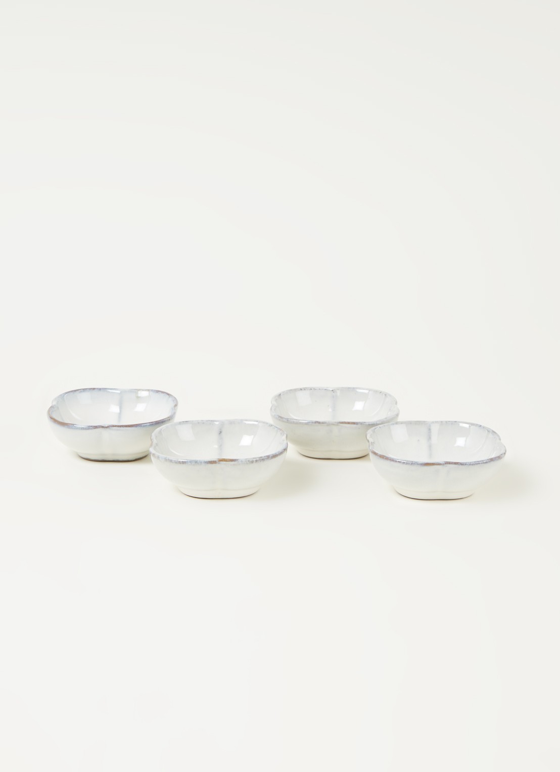 Serax Inku dipschaal S 9 cm set van 4 - voorkant 2 wit