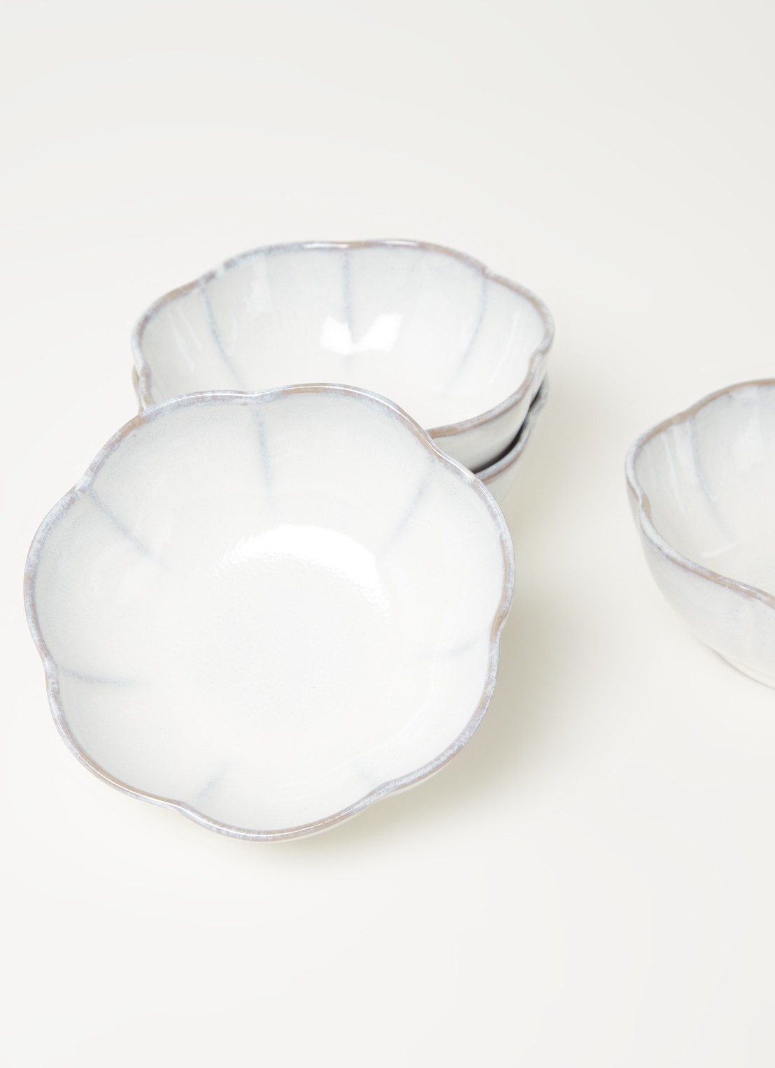 Serax Inku L kom 13 cm set van 4 - detail 3 wit