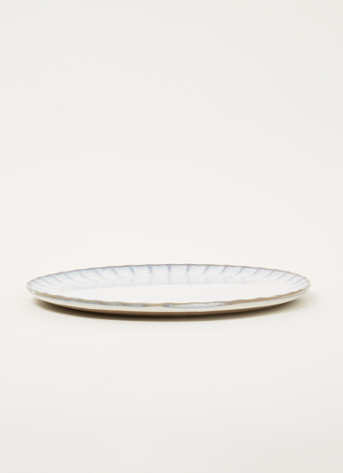 Serax Inku ontbijtbord 21 cm set van 4 - detail wit