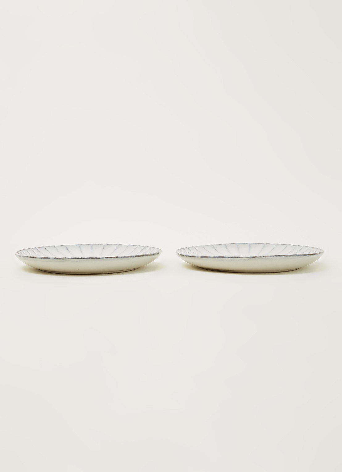 Serax Inku serveerschaal 25 cm set van 2 - voorkant 3 wit