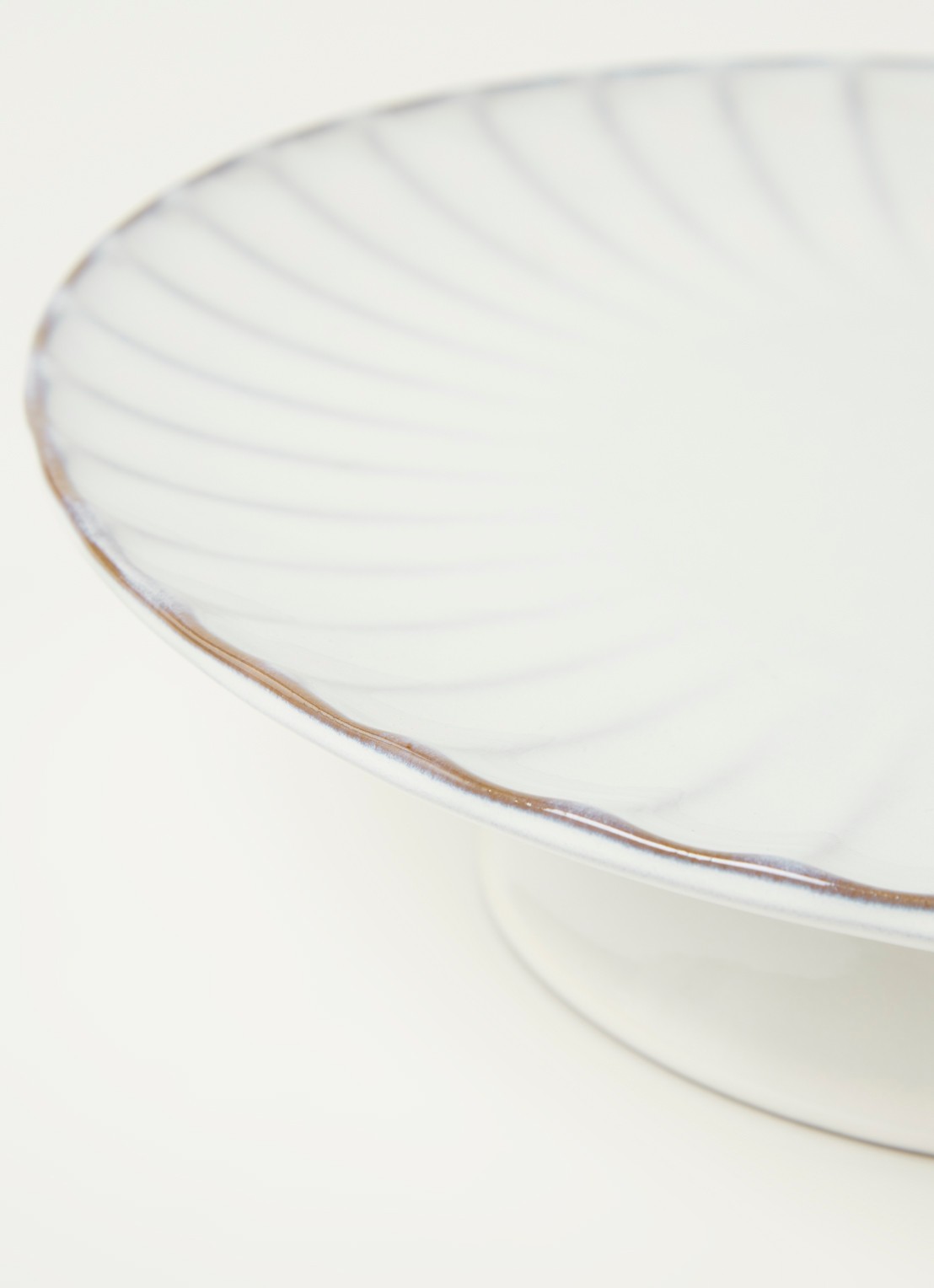 Serax Inku taartplateau 24 cm - detail wit