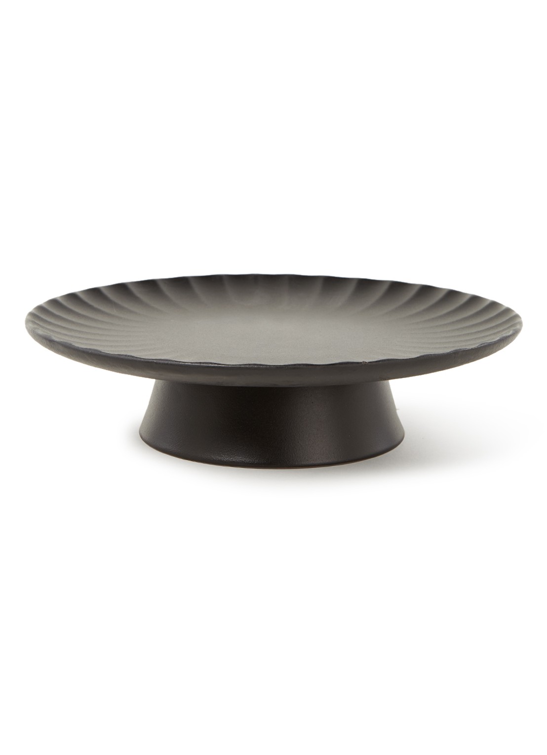 Serax Inku taartplateau 25 cm - voorkant zwart