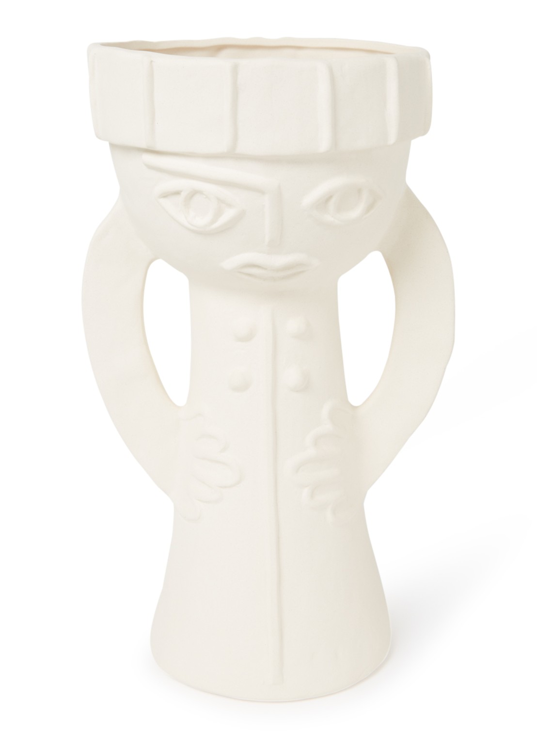 Serax Les Femmes vaas L 34 cm - voorkant beige