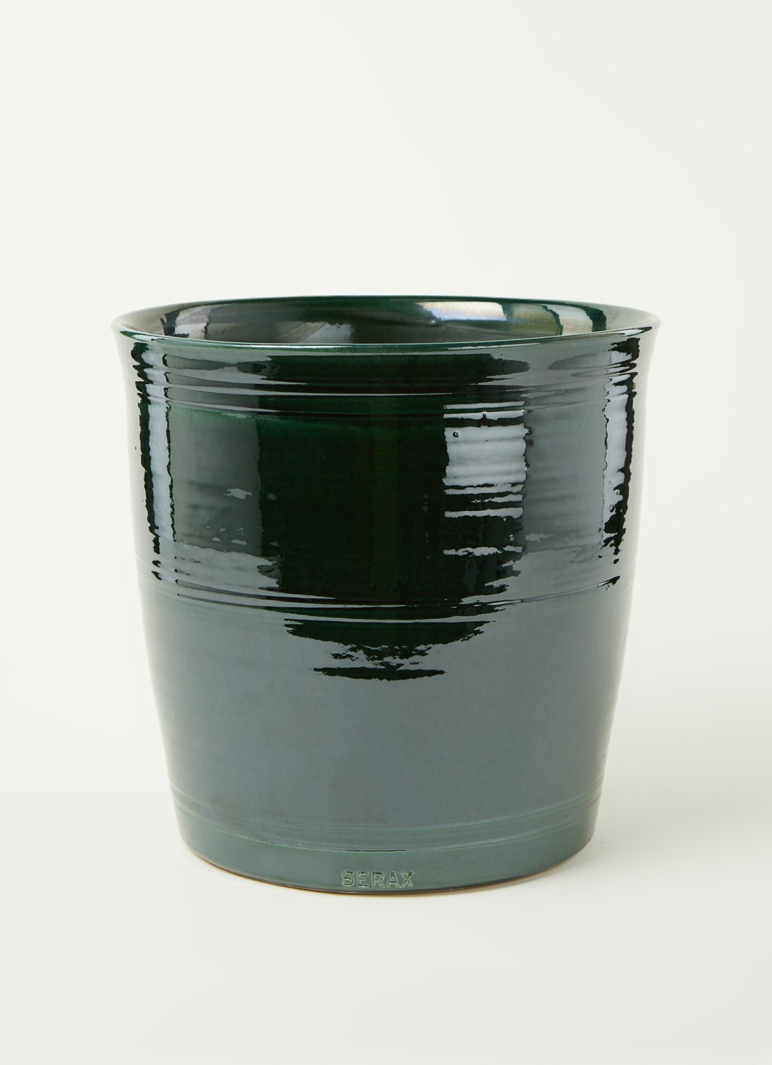 Serax Lines sierpot voor binnen - 30 cm  - voorkant 3 groen