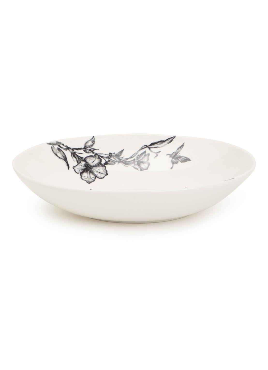 Serax Magical Blossom M serveerschaal 23 cm - voorkant wit