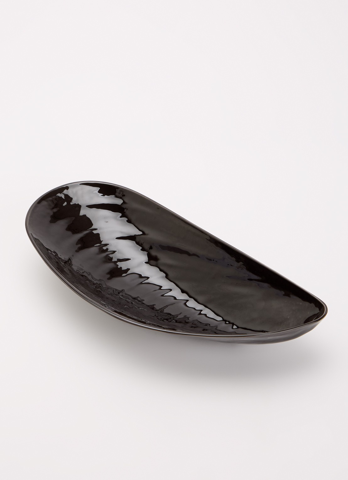 Serax Marcel serveerschaal M 31 cm - voorkant 2 zwart