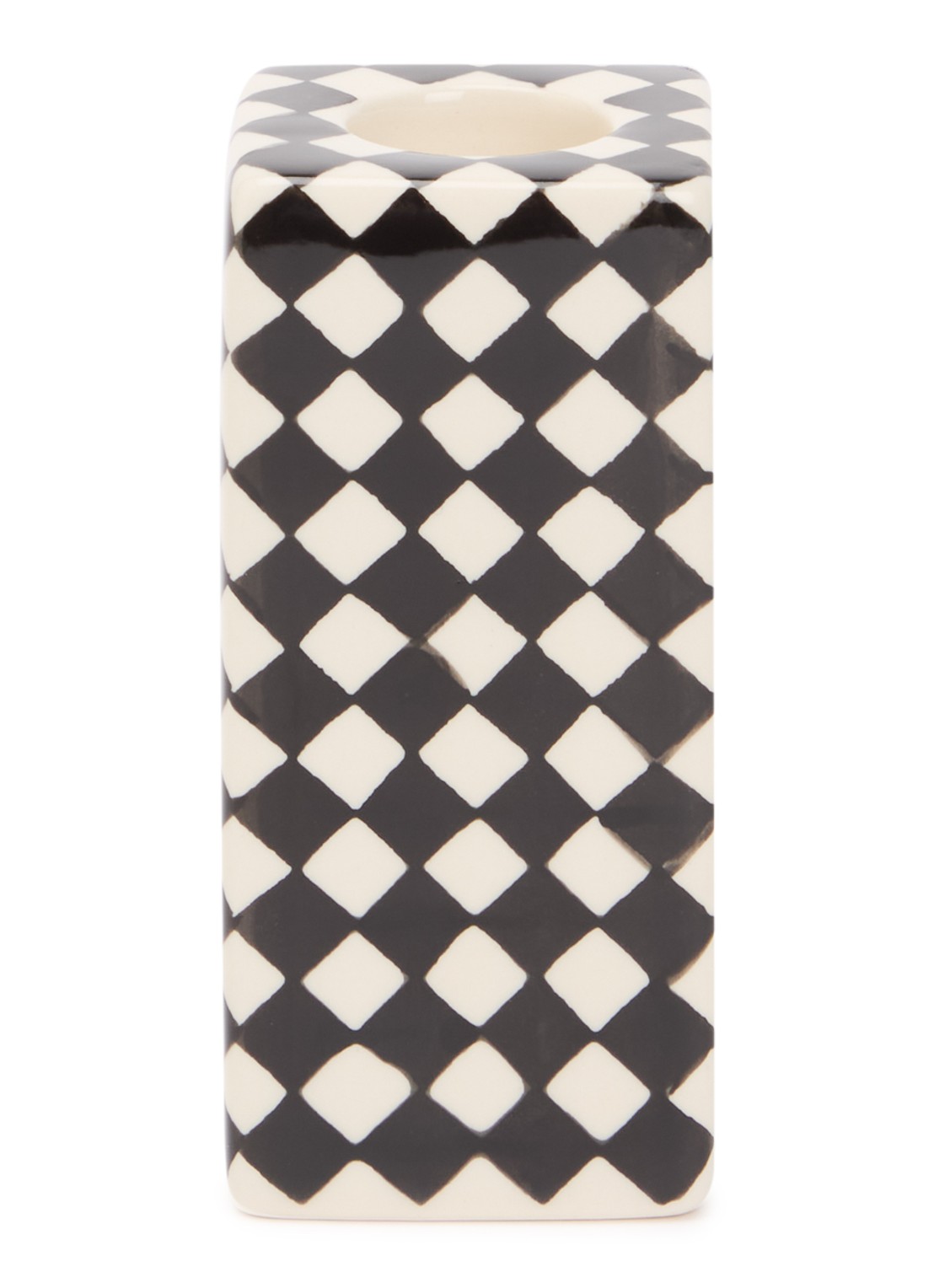 Serax N°1 kandelaar 10 cm - voorkant zwart