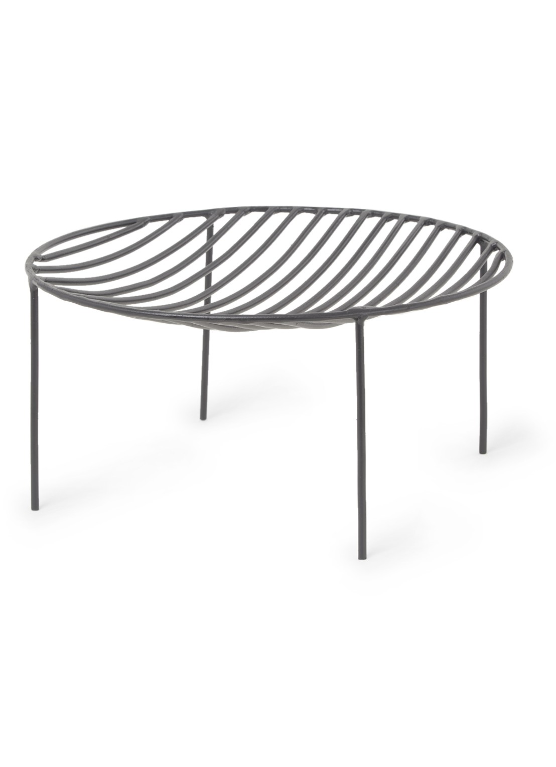 Serax Nana schaal 25 cm  - voorkant zwart
