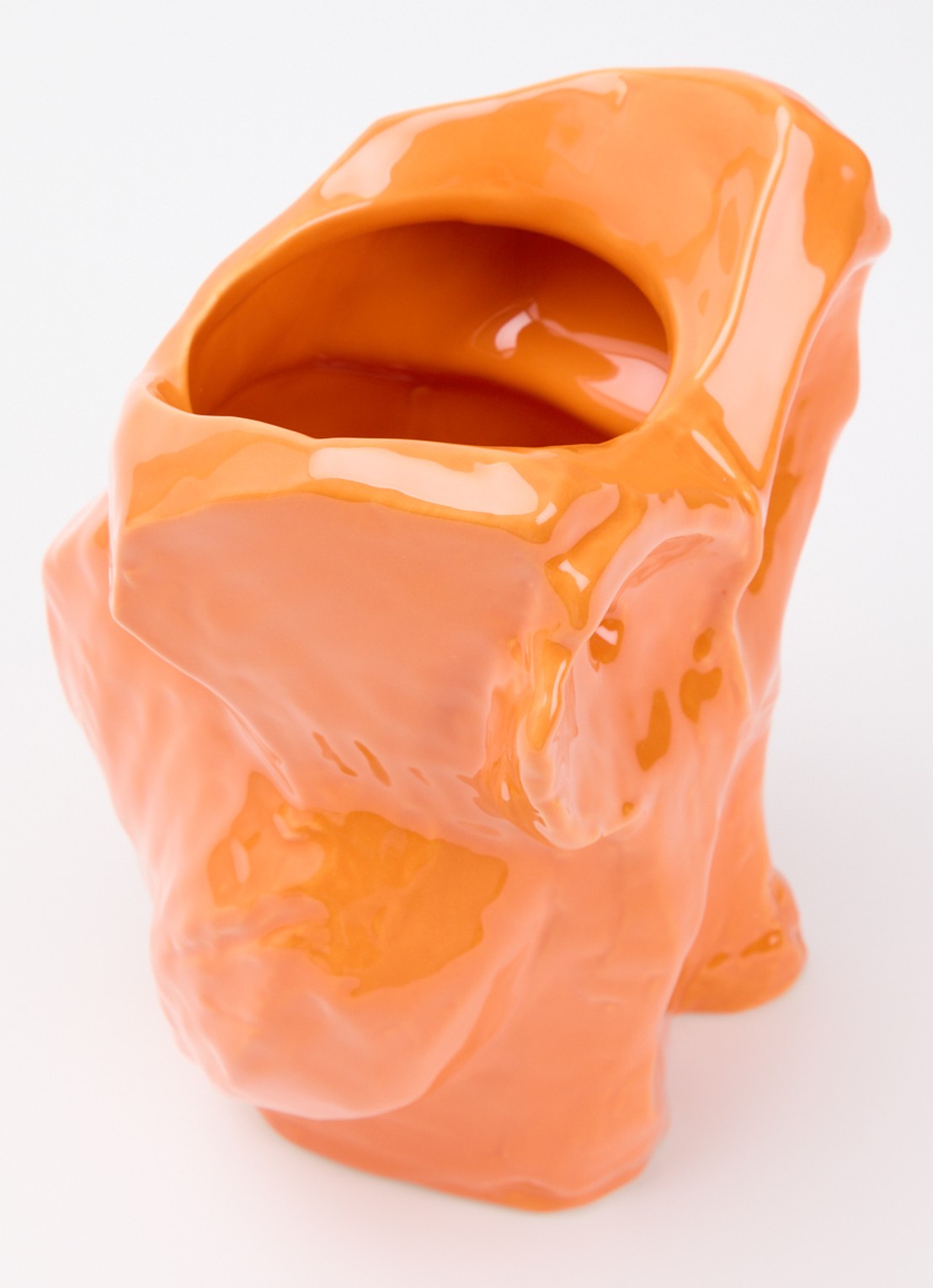 Serax Owl vaas S 23 cm - voorkant 2 orange