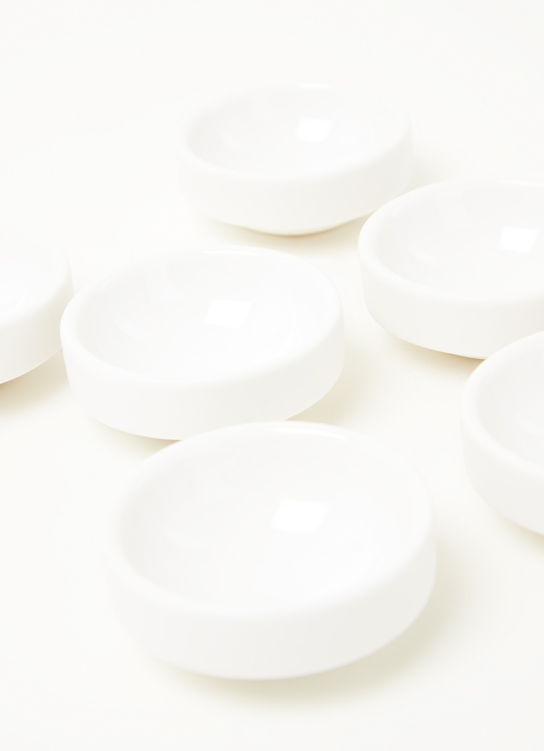 Serax Passe-partout dipschaal 6 cm set van 6  - detail wit