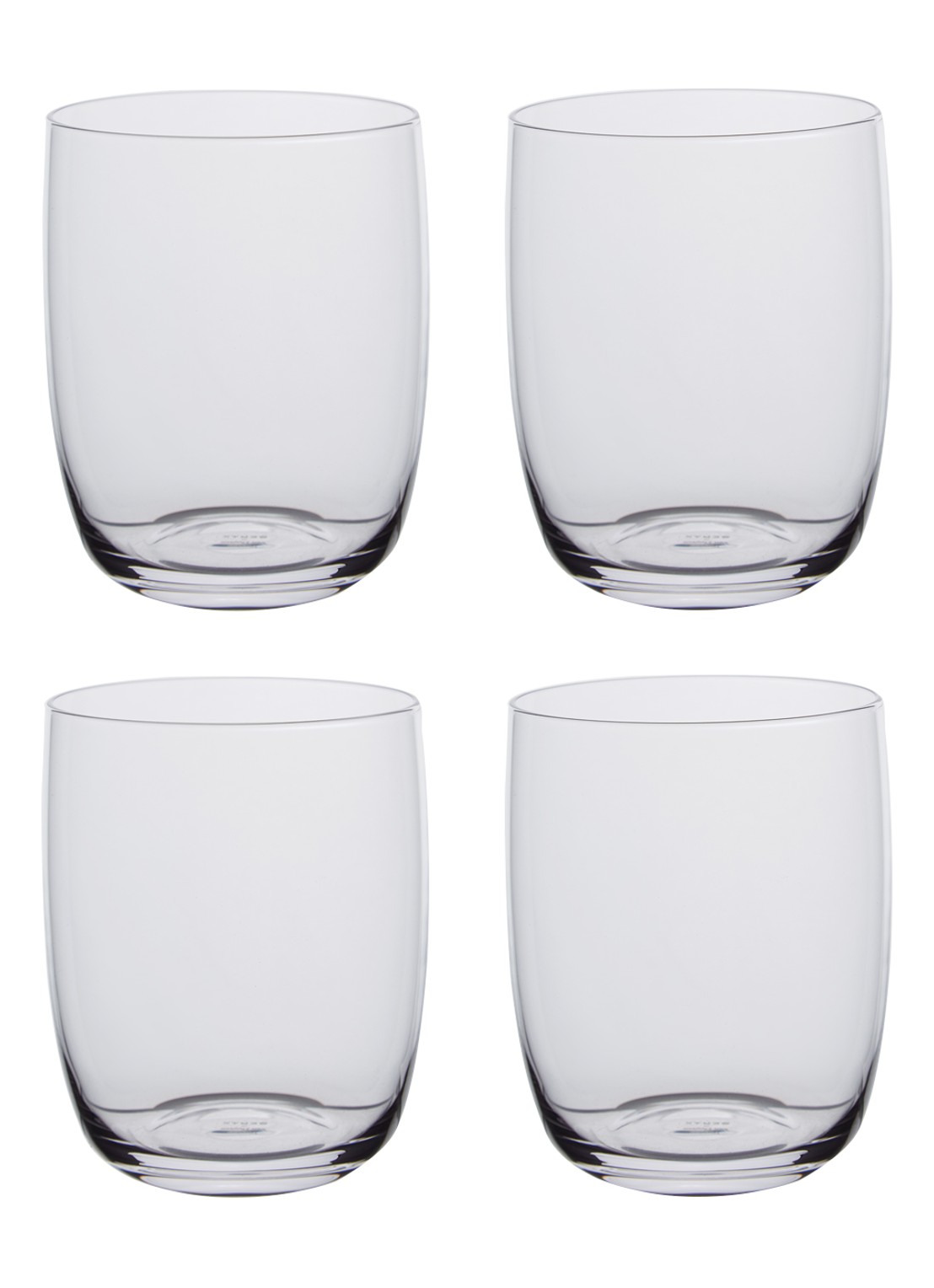 Serax Passe-Partout drinkglas 33 cl set van 4 - voorkant transparant