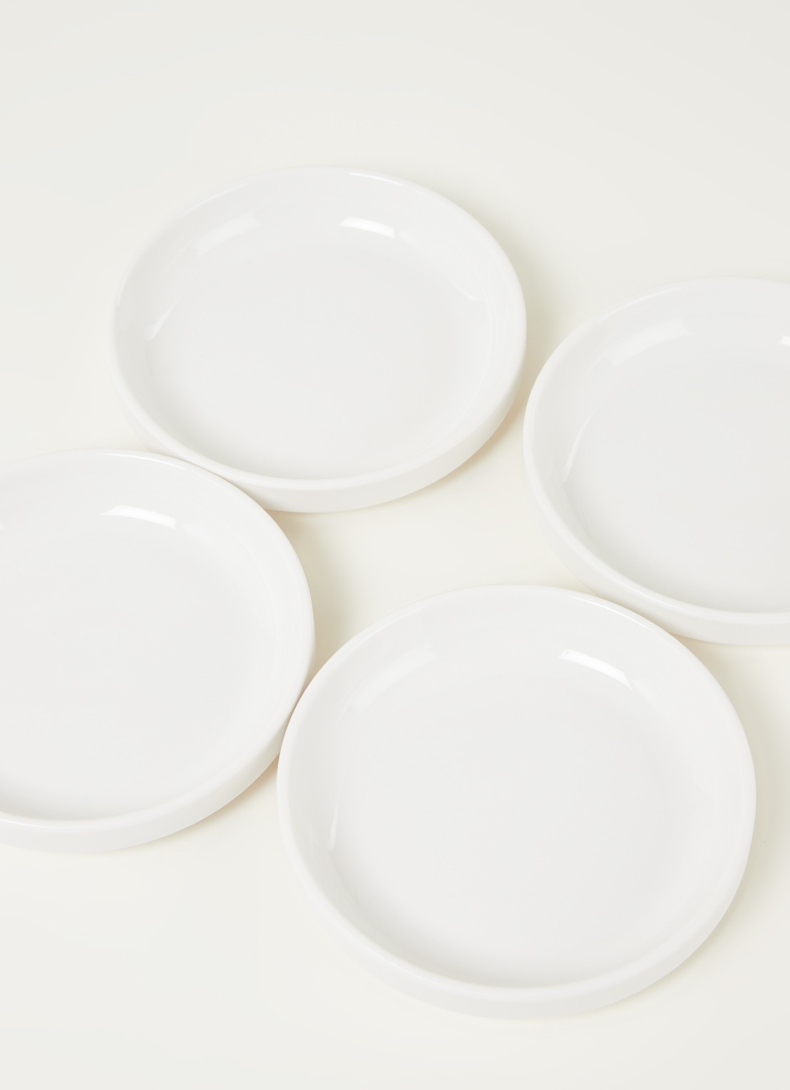 Serax Passe-Partout gebaksbordje 14 cm set van 4 - detail wit