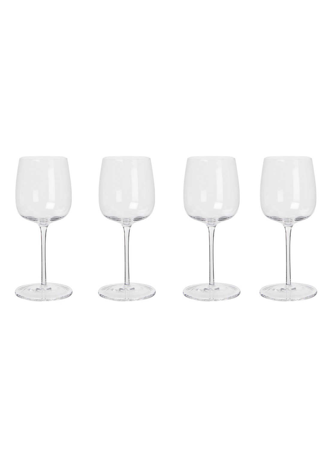 Serax Passe-Partout witte wijnglas 40 cl set van 4 - voorkant transparant