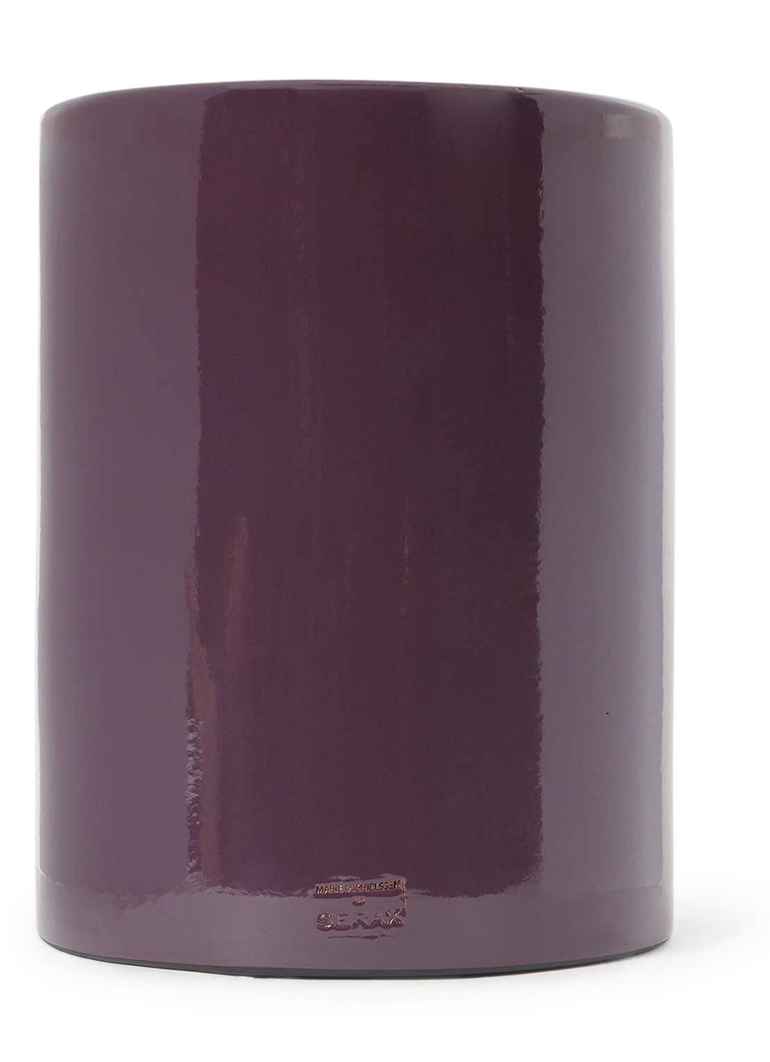 Serax Pawn bijzettafel 46 cm - voorkant aubergine