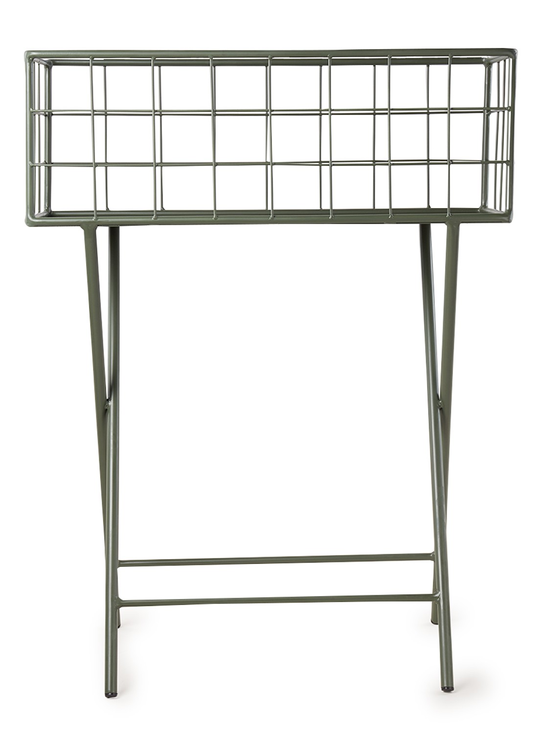 Serax Plantenstandaard voor binnen - 78 cm - voorkant legergroen
