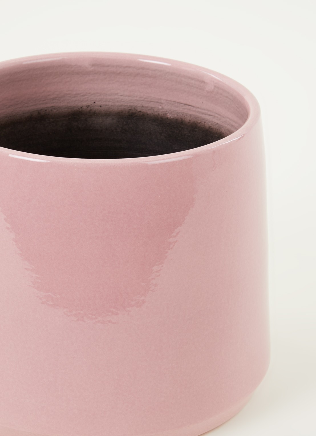 Serax Pot Cone bloempot van keramiek voor binnen Ø28 cm - detail 3 roze