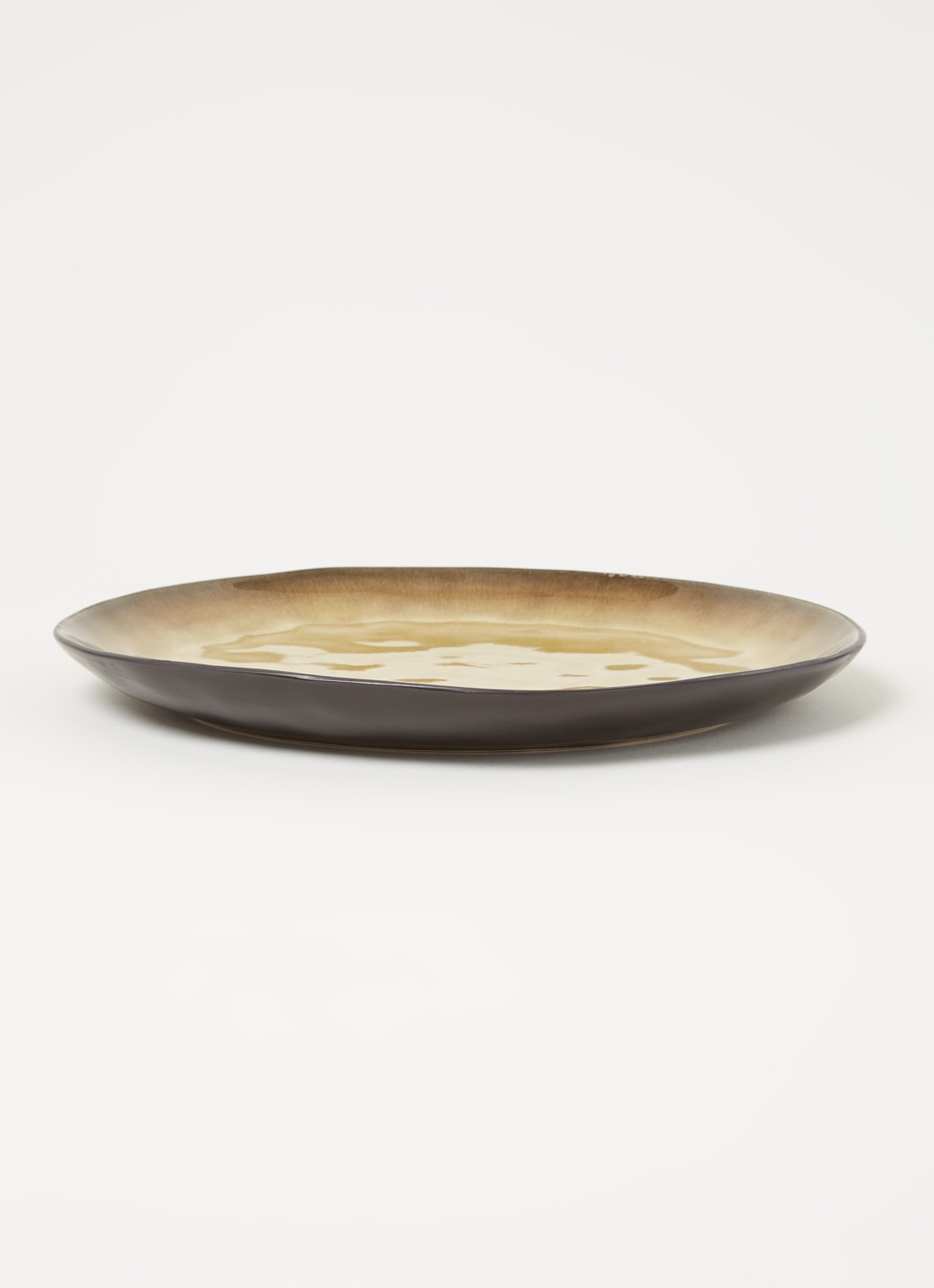 Serax Pure dinerbord 28 cm set van 2 - voorkant 3 donkergeel