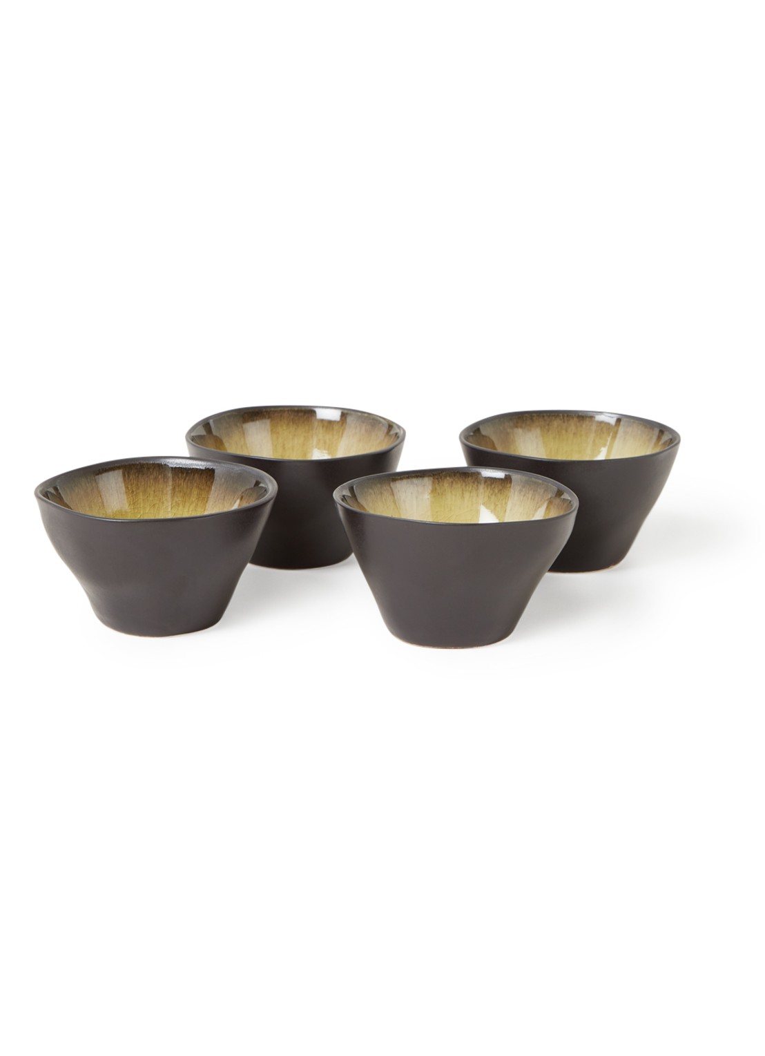 Serax Pure dipschaal 7,5 cm set van 4 - voorkant geel