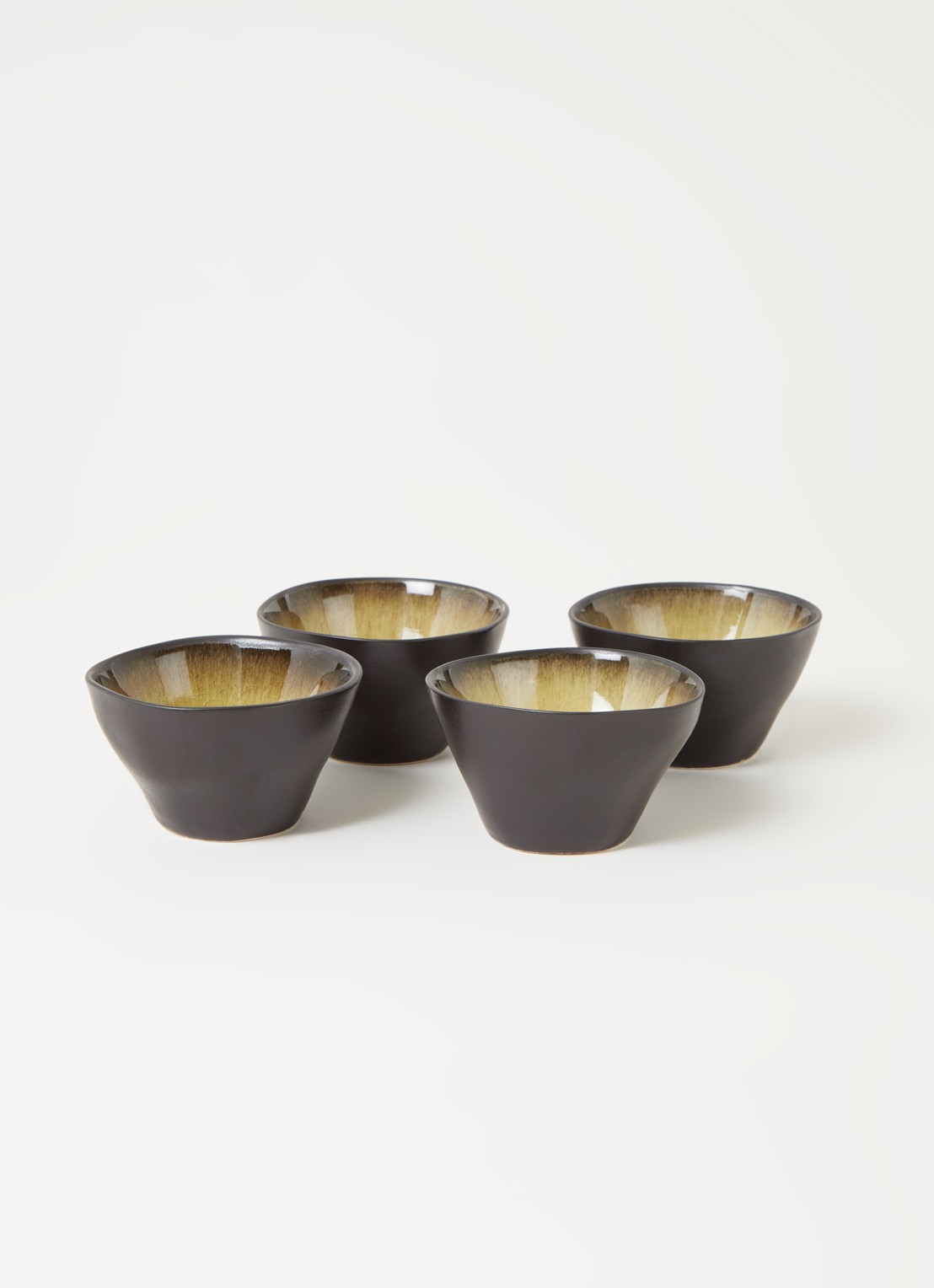 Serax Pure dipschaal 7,5 cm set van 4 - voorkant 2 geel