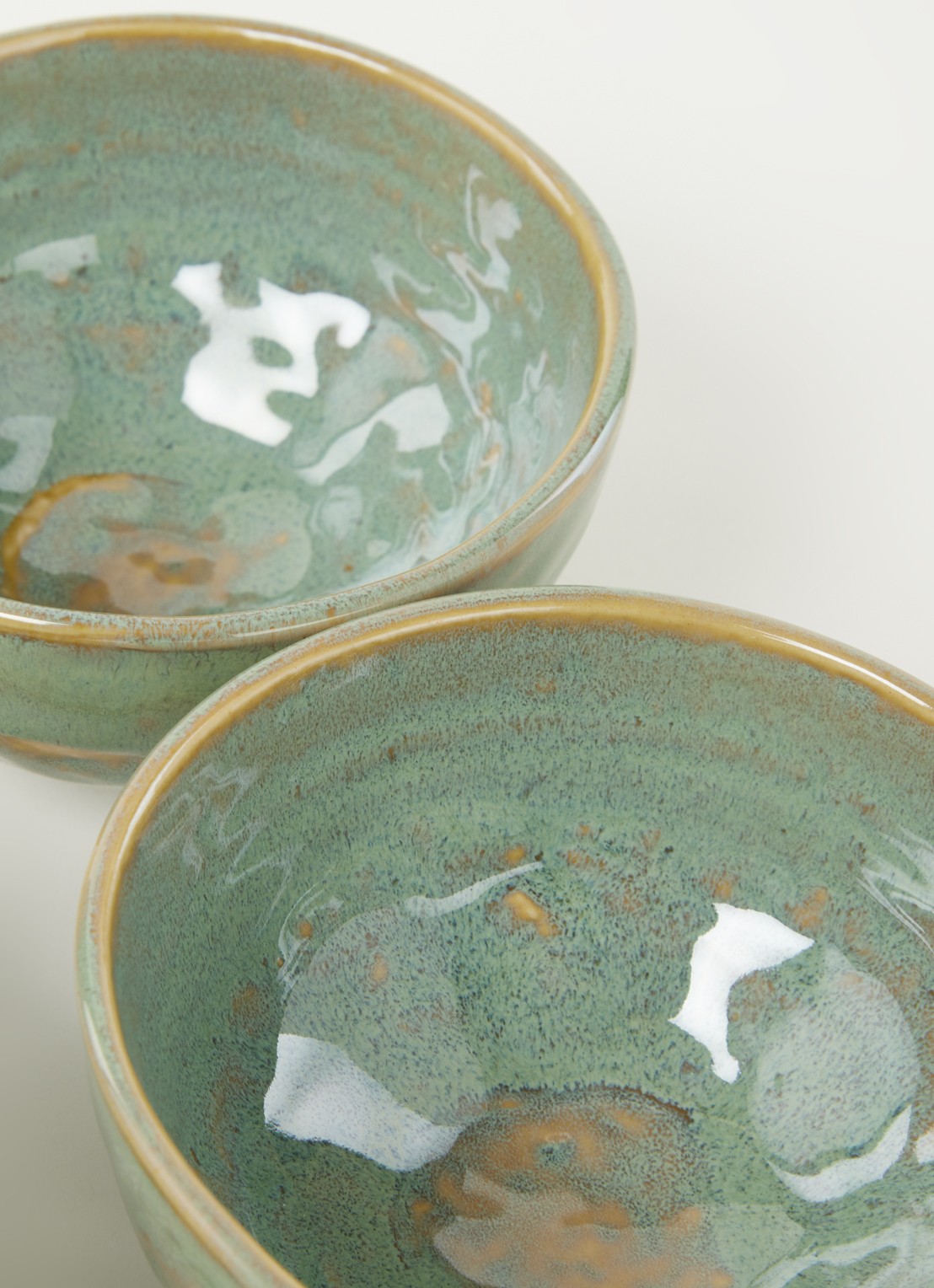 Serax Pure kom 10 cm set van 4 - detail 3 zeegroen