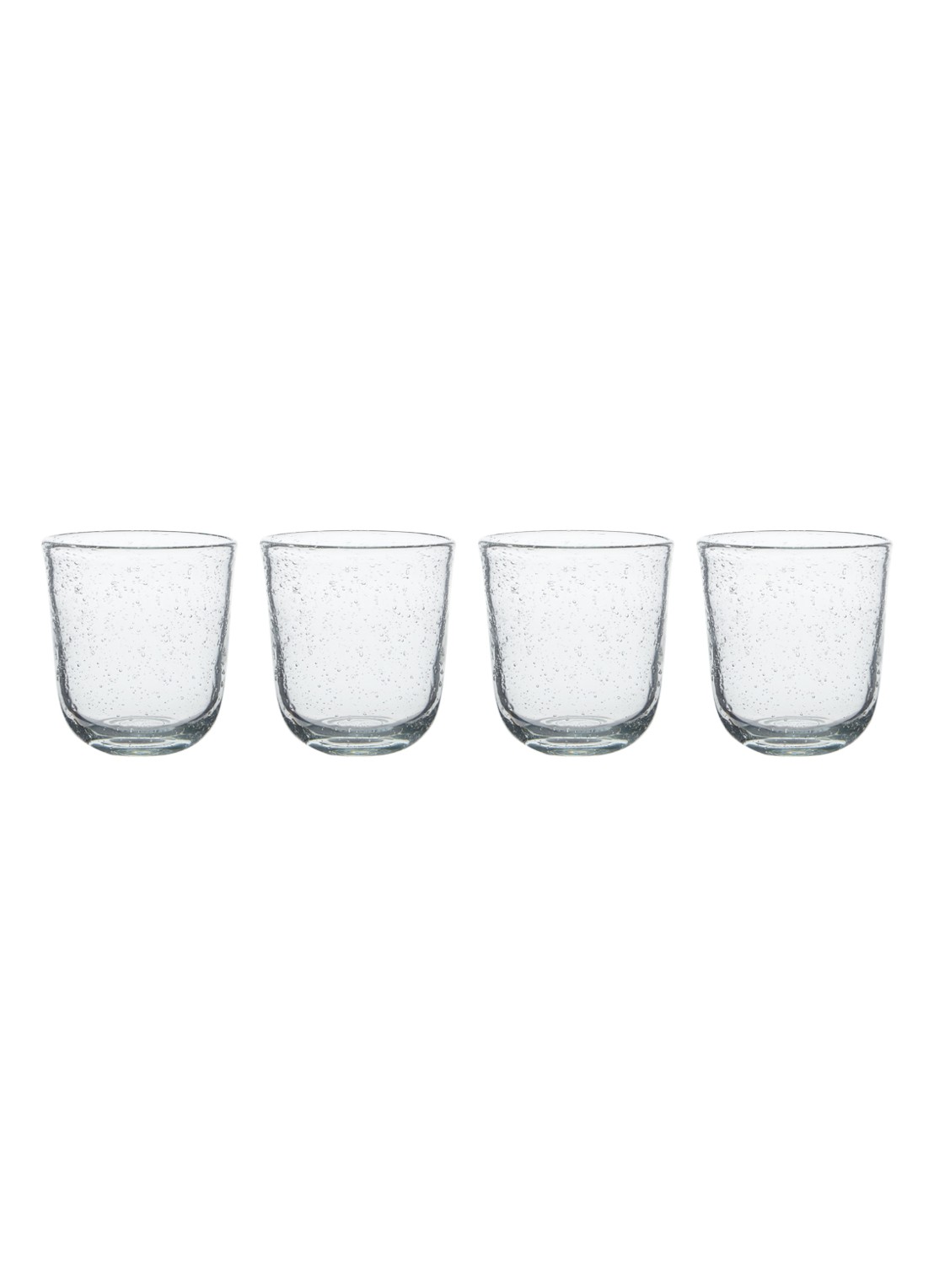 Serax Pure waterglas 20 cl set van 4  - voorkant transparant