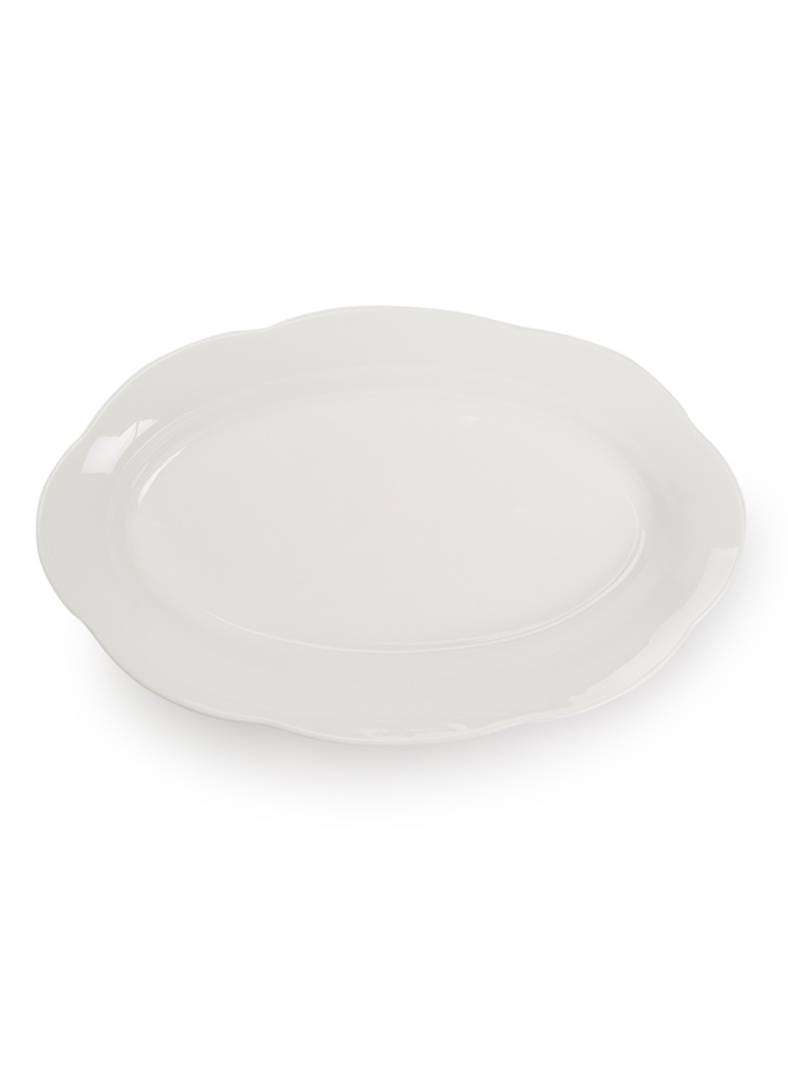 Serax Serveerschaal M 24,5 cm - voorkant gebroken wit