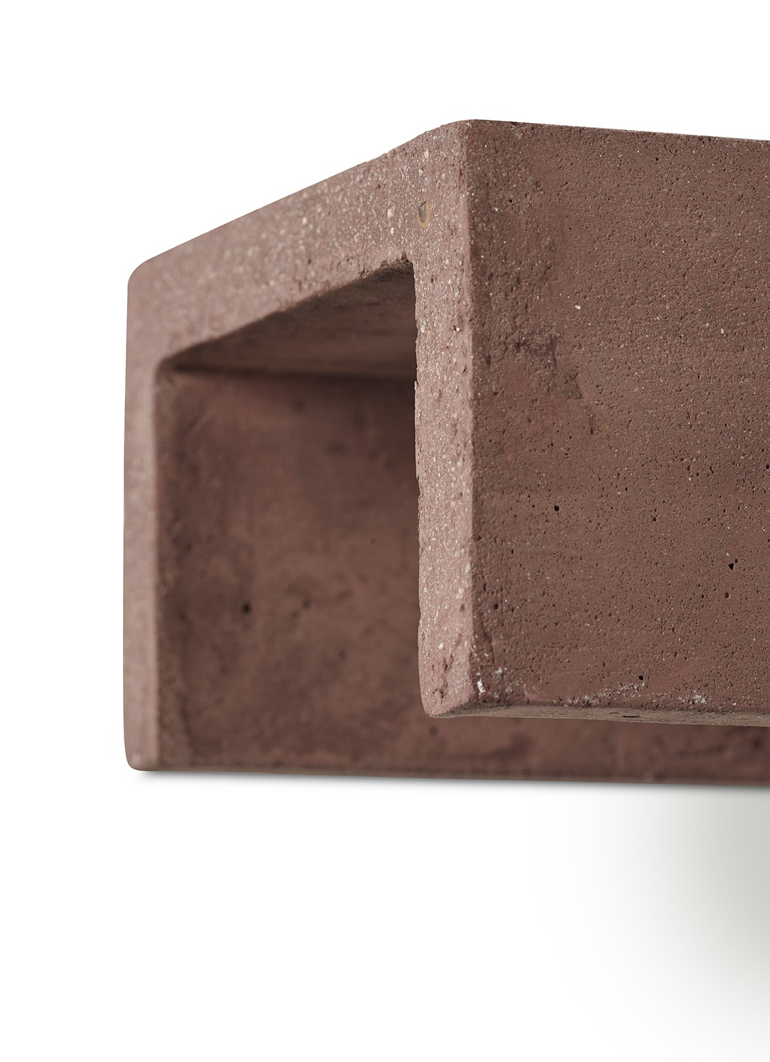 Serax Shape tafellamp 7,5 x 16 x 12 cm - detail 6 donkerrood