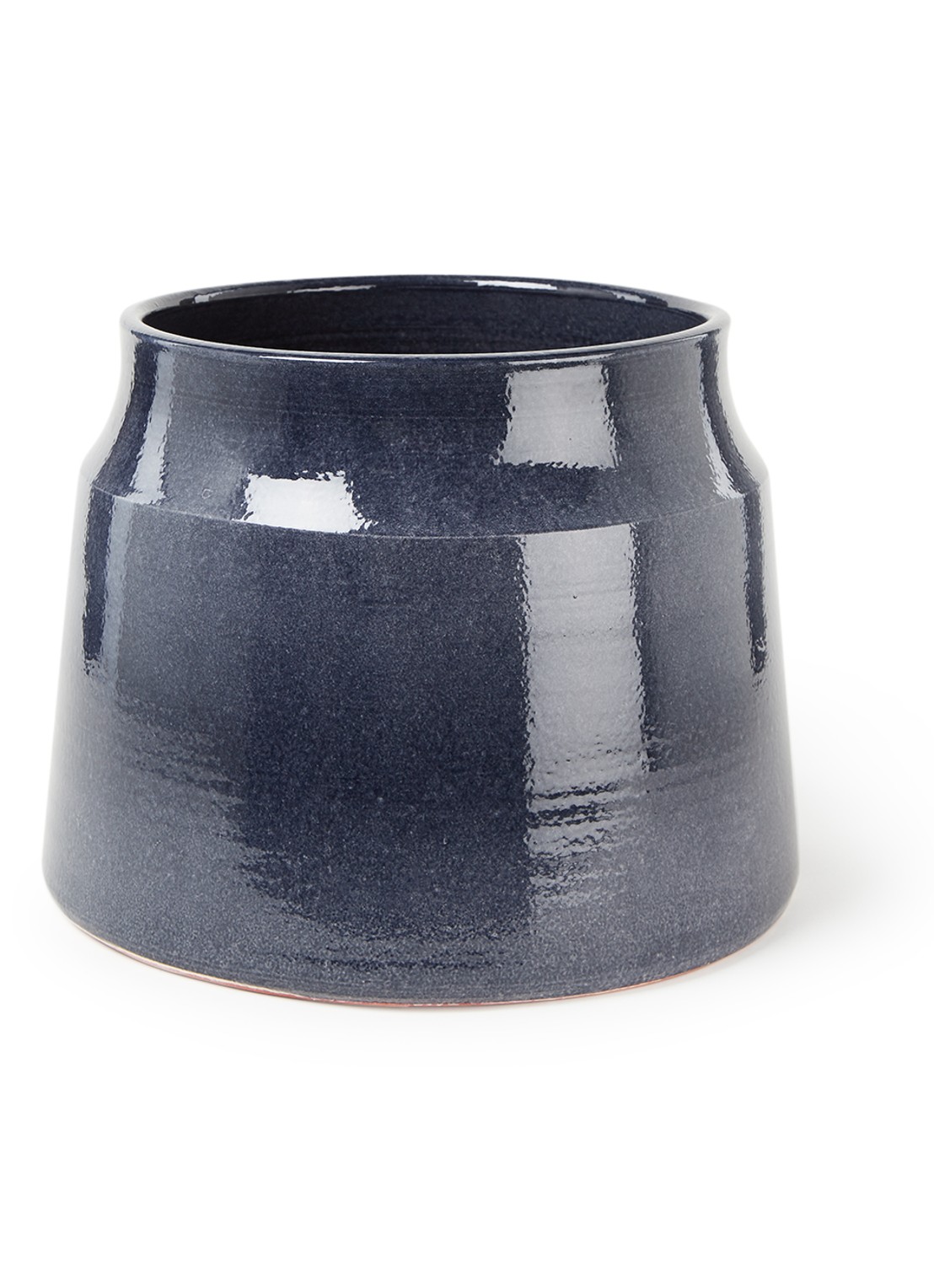 Serax Sierpot L van aardewerk voor binnen Ø36 cm - voorkant 2 donkerblauw
