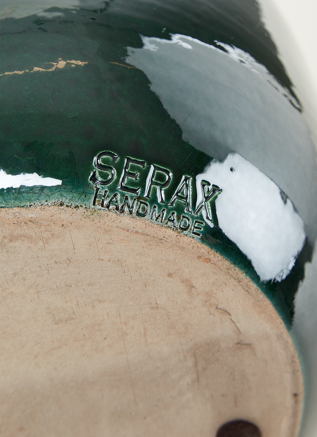 Serax Sierpot M van keramiek voor binnen Ø23 cm - detail 3 groen