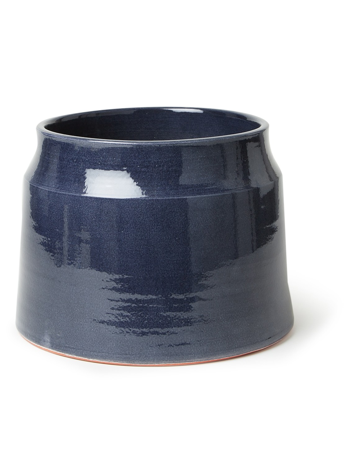 Serax Sierpot M van keramiek voor binnen Ø30 cm - voorkant donkerblauw