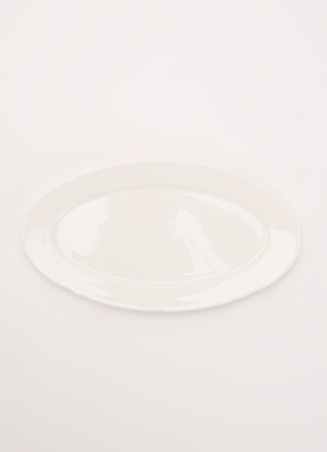 Serax Silhouette Oval S gebaksbordje 18,5 cm - voorkant 2 wit