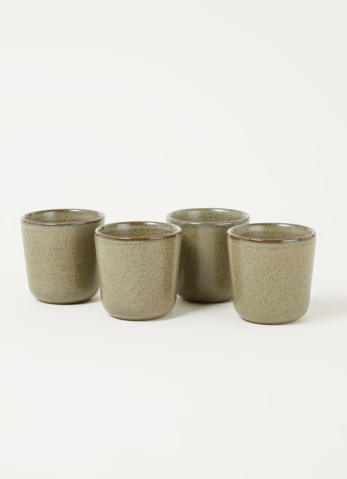 Serax Surface espressokopje 8 cl set van 4 - voorkant 3 groen