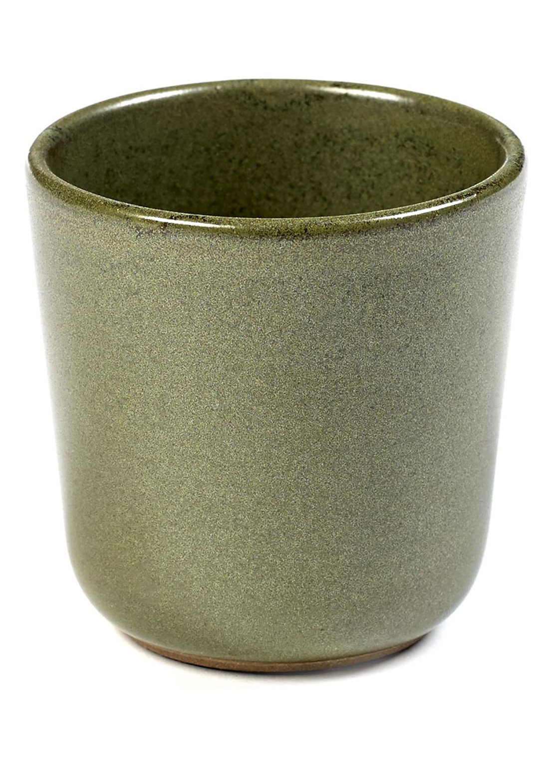 Serax Surface espressokopje 9 cl - voorkant legergroen