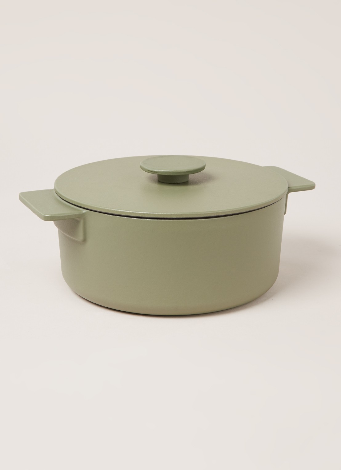 Serax Surface kookpan 23 cm - voorkant 3 legergroen